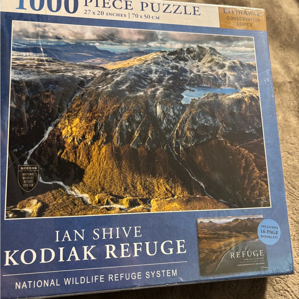 Ian Shive Kodiak Refuge 1000 Piece Puzzle. New Factory sealed